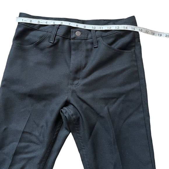 NWOT WRANGLER Black Straight Leg Mid Rise Pant 32 - Picture 8 of 9